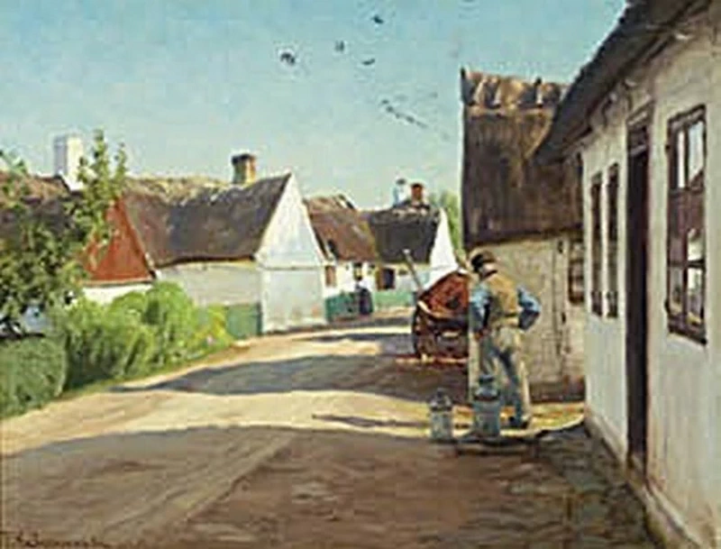 Il lattaio in un giorno d'estate, 1914